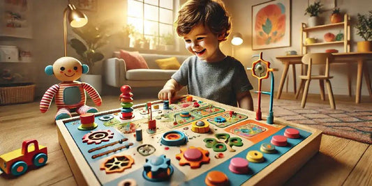 BUSY BOARD, C'EST QUOI ? LE SECRET POUR ÉVEILLER LA CURIOSITÉ DE VOTRE ENFANT
