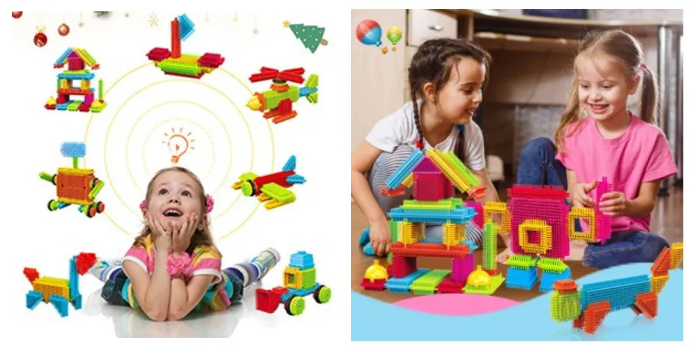 Blocs de Jouets de Construction pour Enfants, l'Apprentissage de la Construction Éducative Ensemble pour Les Garçons et Les Filles - Jeux - Jouets Blocs de Jouets de Construction pour Enfants, l'Apprentissage de la Construction Éducative Ensemble pour Les Garçons et Les Filles - Jeux - Jouets