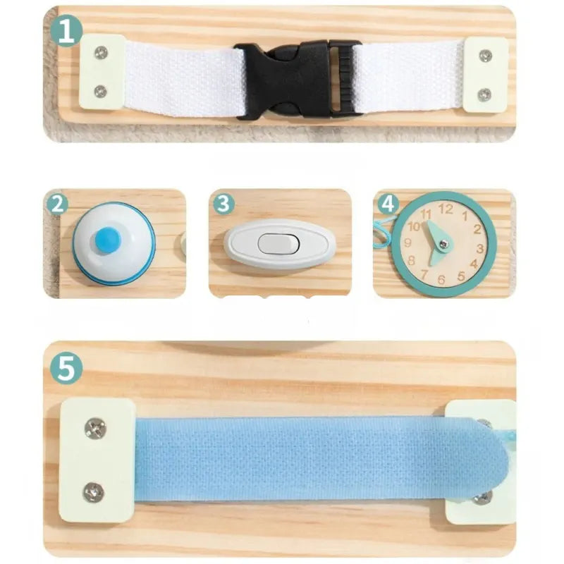 Planche Sensorielle Montessori avec 9 Activités