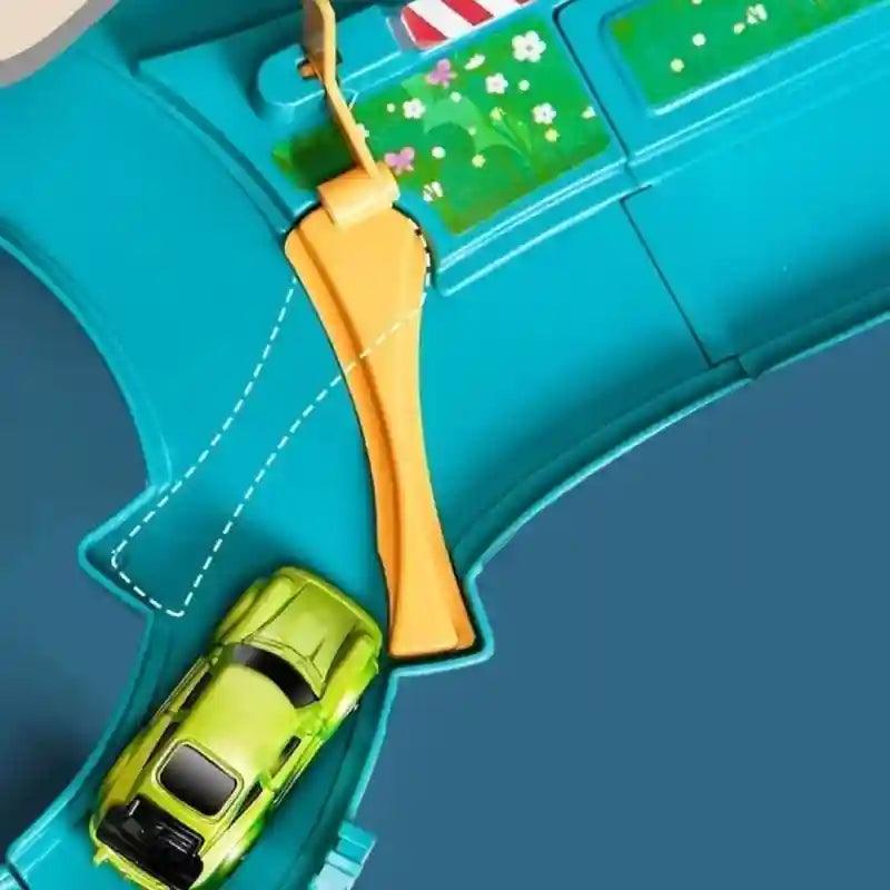 Circuit Voiture Montessori Dinosaure