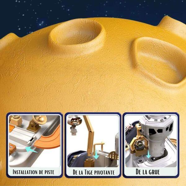 Circuit Voiture Montessori Lune | Étoile Aventure™