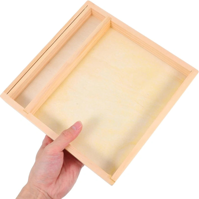 Plateau de Sable Montessori avec Raclette et Cubes