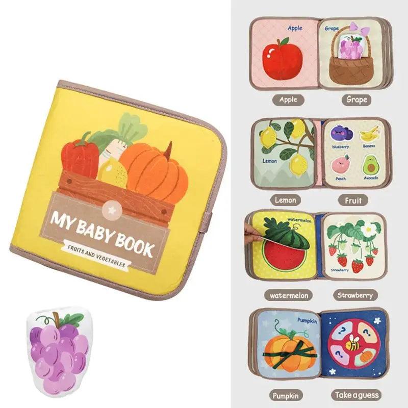 Livre tissu bébé Montessori