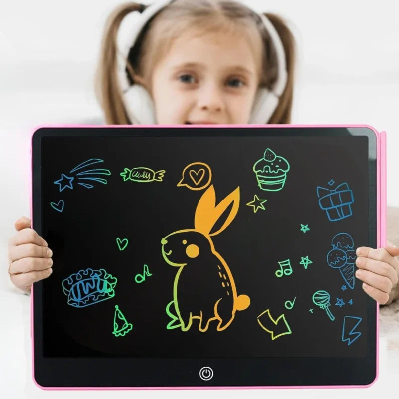 Grande Ardoise Numérique LCD Rose