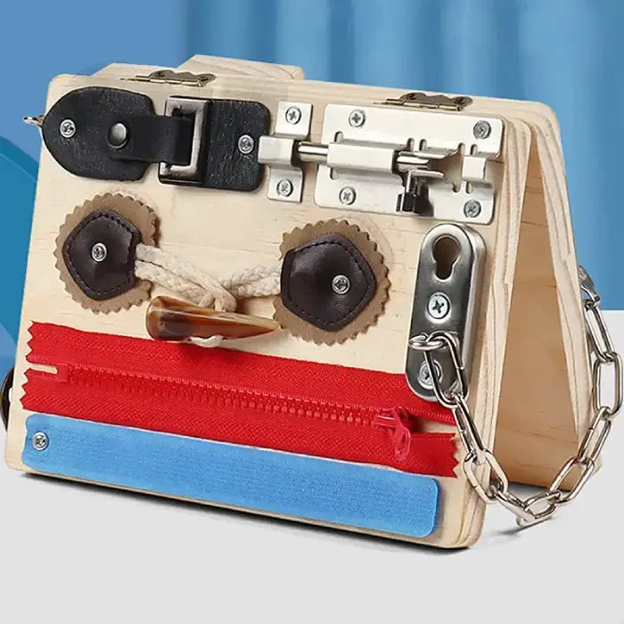 Tableau-Sensoriel-Montessori-Bois-bebe