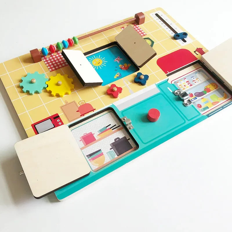Tableau-d-activite-Montessori-bois-busy-board-bebe