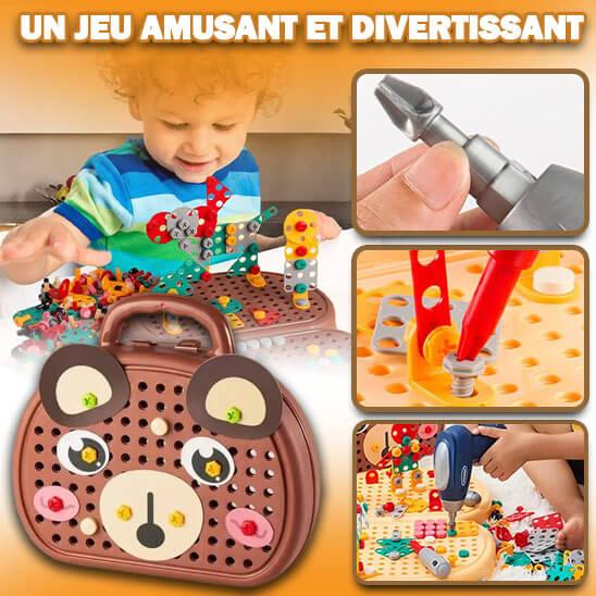 Visseuse Tangram Montessori ours