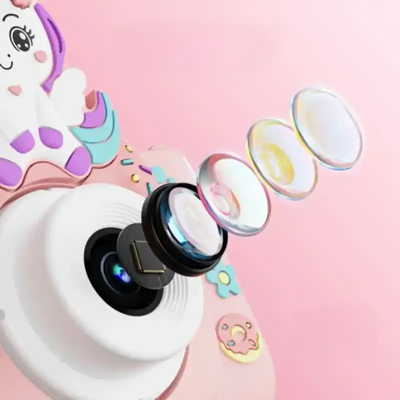 APPAREIL PHOTO LICORNE NUMERIQUE AVEC JEUX