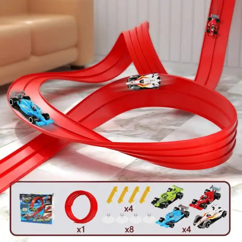 circuit-de-voiture-enfant-2-ans-rouge