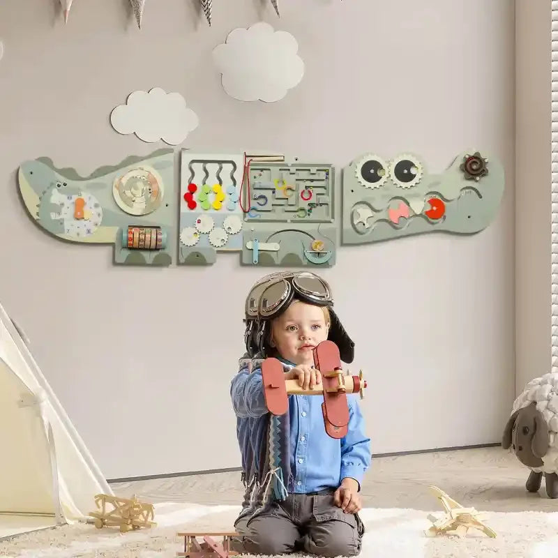 Tableau Sensoriel Enfant Busy Board Montessori HAOYULUO 4 Couches - Jeu éducatif Motricité Fine, Feutre Doux Cadeau Fille 4 Ans Tableau Sensoriel Enfant Busy Board Montessori HAOYULUO 4 Couches - Jeu éducatif Motricité Fine, Feutre Doux Cadeau Fille 4 Ans