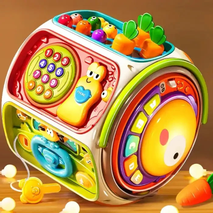 cube busy board bebe avec musique et lumiere