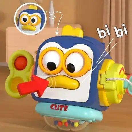 Cube de Motricité Montessori 6-en-1 Pingouin Interactif