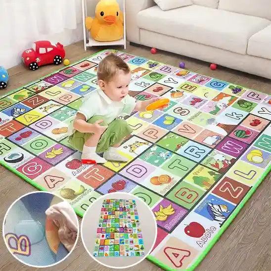 Grand Tapis d'Éveil Pliable et Réversible (180 x 120 cm)