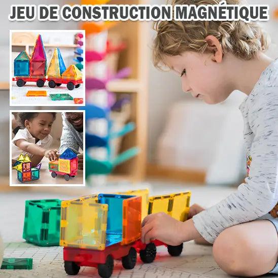 Blocs Magnétiques Montessori 3D Lubardy Tuile Magnétique Enfant 78 Blocs Magnétiques Montessori 3D Lubardy Tuile Magnétique Enfant 78