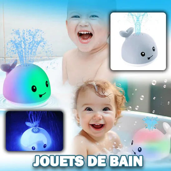 jouet de bain baleine arroseur pour bebe
