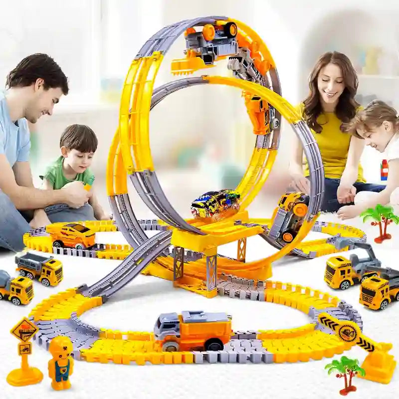 kit-circuit-voiture-electrique-double-looping-modulable-chantier