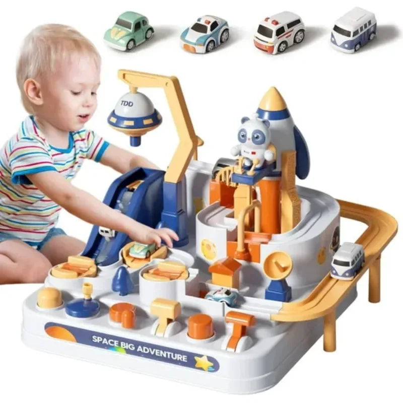 lot-montessori-circuit-voiture-d-aventure-cadeau-garcon-2-ans-4-mini-voitures-fond-blanc