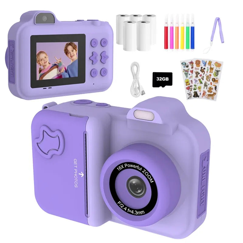 meilleur-appareil-photo-thermique-enfant-double-objectif-mauve-fond-blanc