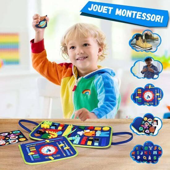 Planche d'activités Montessori Melissa & Doug pour enfants 2-5 ans Planche d'activités Montessori Melissa & Doug pour enfants 2-5 ans