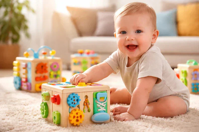 Busy Board Bebe 6 mois : Éveil et Calme