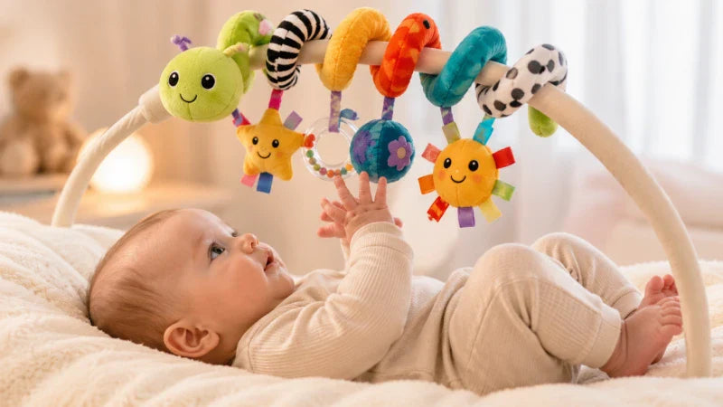  Quelle-Peluche-pour-bebe-1-Mois-Apaisante-colore             
