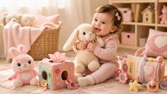 apaisantes-Pour-Bebe-Fille-De-12-Mois-Peluches                    