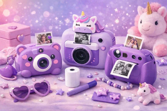 choisir-un-appareil-photo-fille-violet 