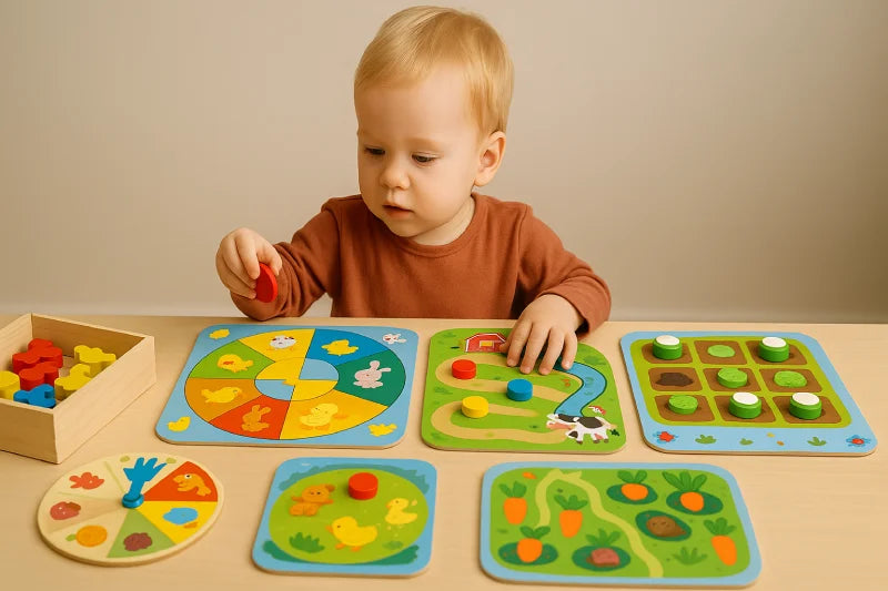 Quels jeux de société pour enfants de deux ans bébé