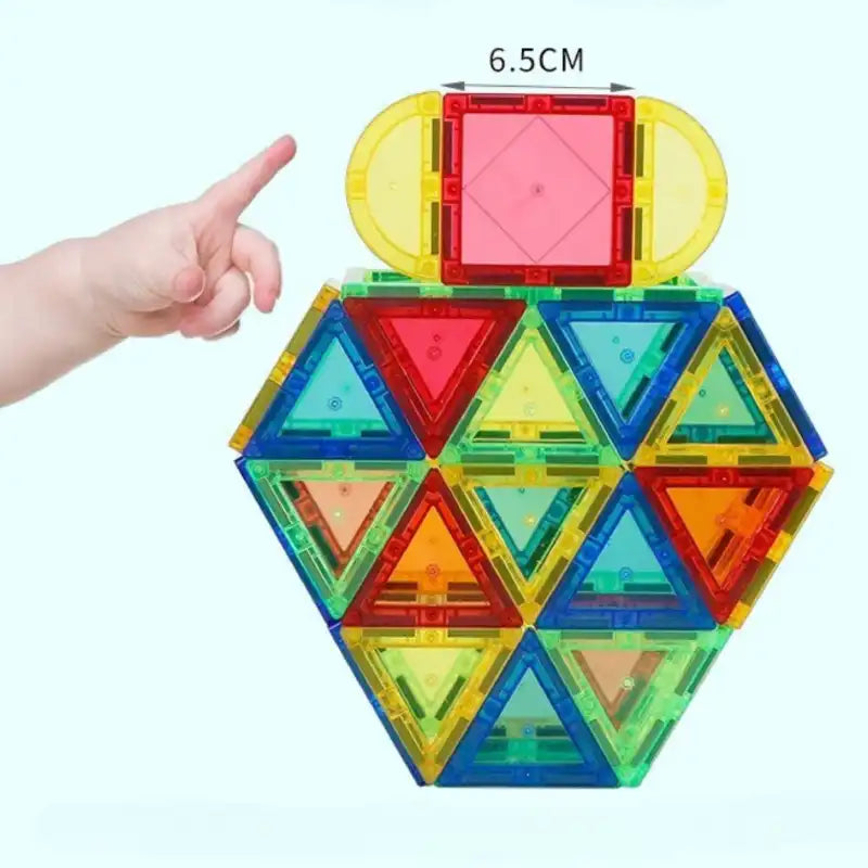 Construction Aimantée avec Blocs Translucides
