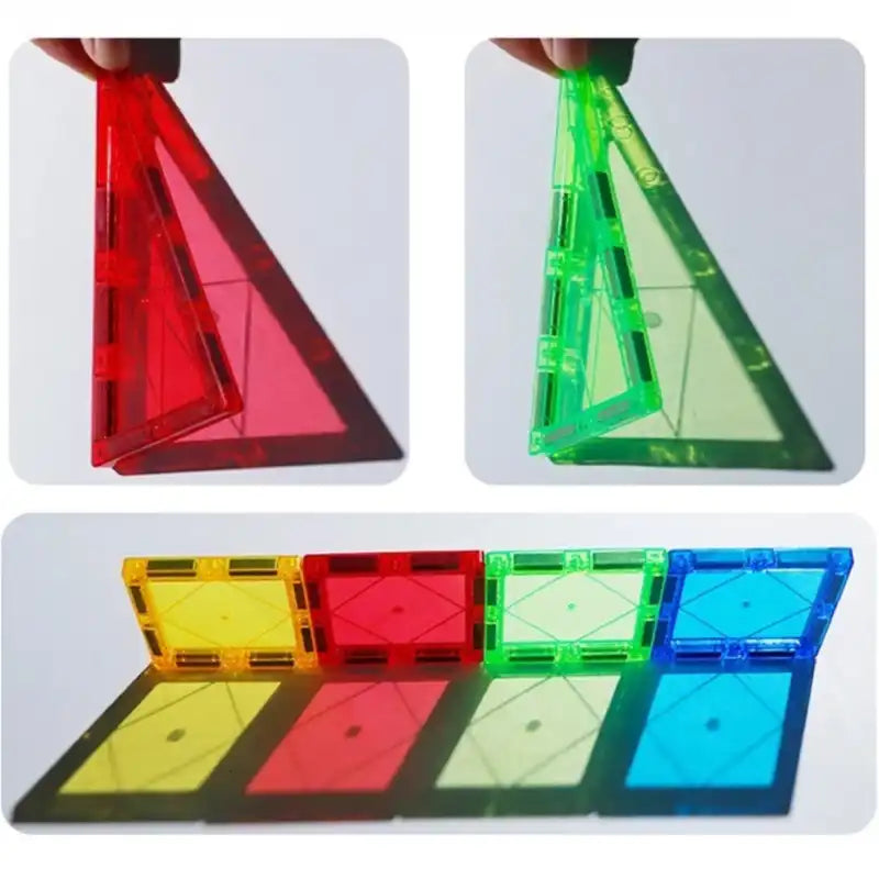 Construction Aimantée avec Blocs Translucides