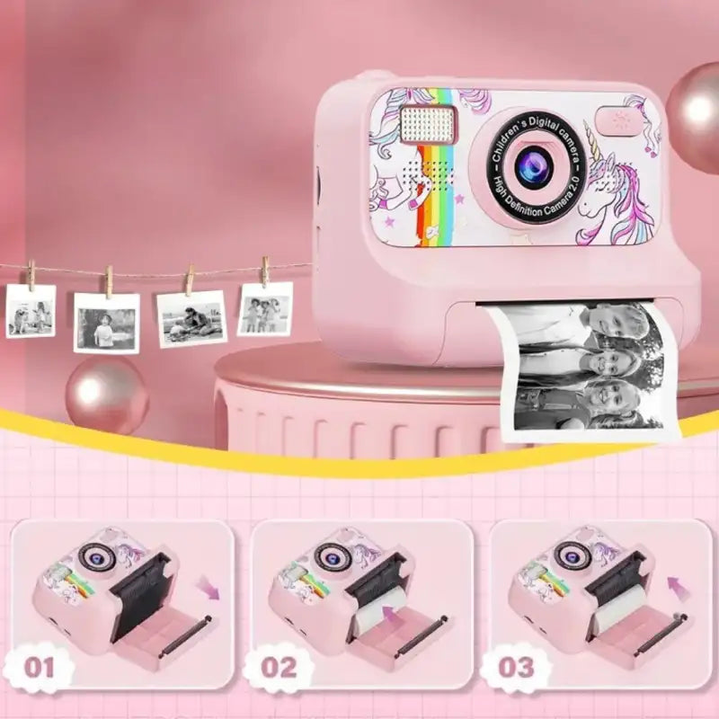 Appareil Photo Instantané Licorne Enfant Fille