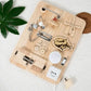 Mini Busy Board Montessori Bois 10 en 1