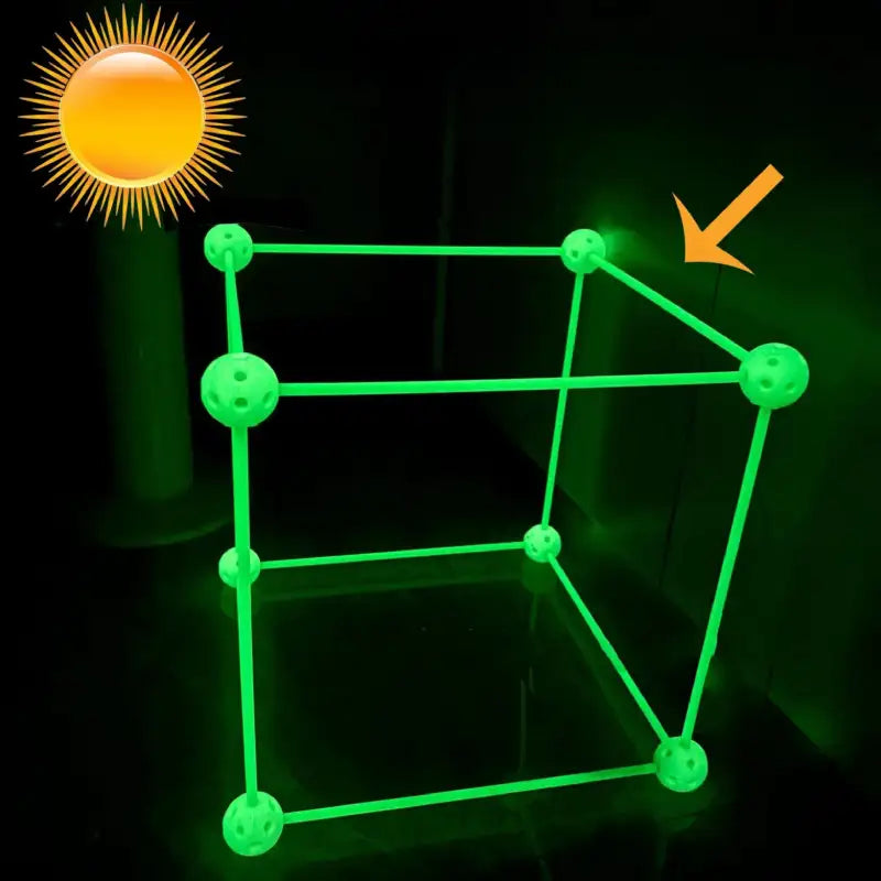 Kit de construction cabane Montessori Fluorescent