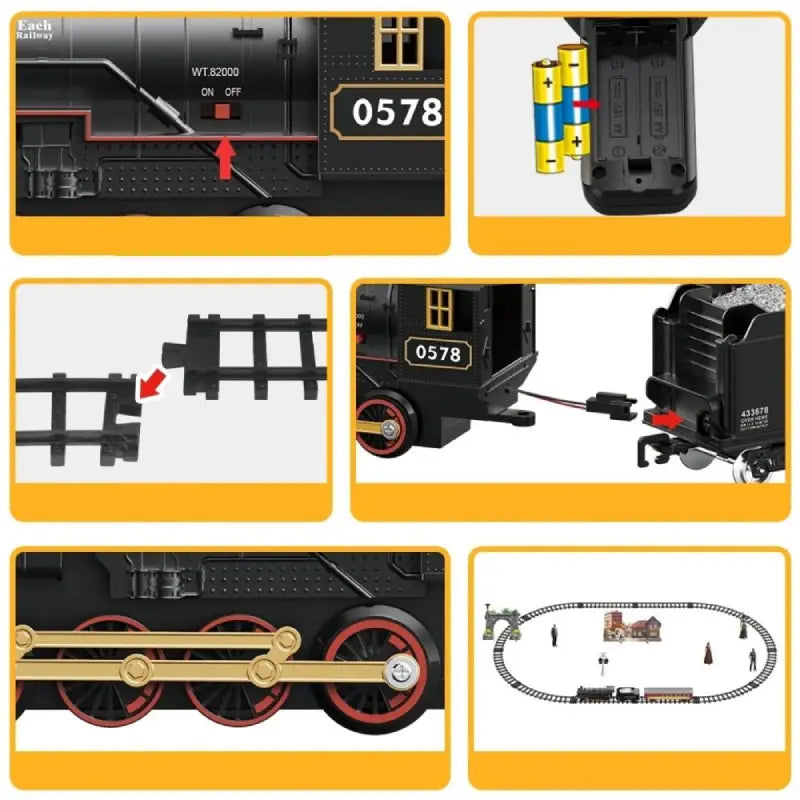 TRAIN ELECTRIQUE JOUET TELECOMMANDE