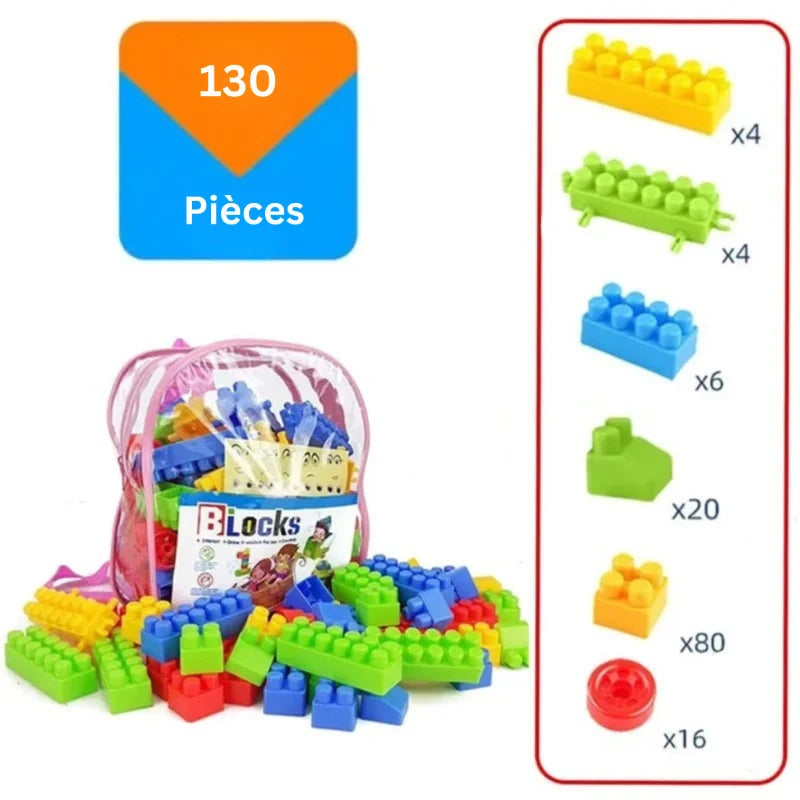 Bloc Construction Bebe avec Sac