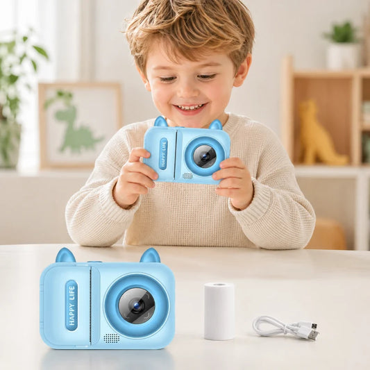 Appareil-Photo-Chat-Enfant-Instantane-bleu