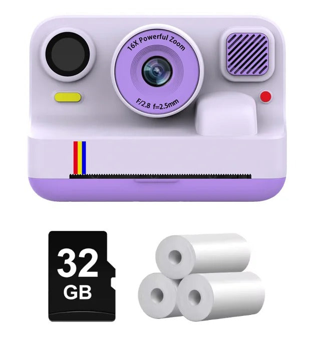 Appareil-Photo-Enfant-Imprimante-violet-fille-7-ans