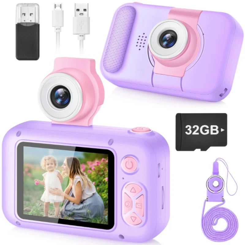 Appareil Photo.Enfant Numerique Audio-Interactif violet