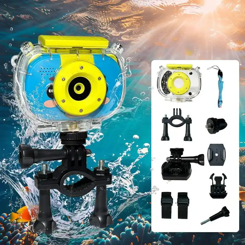 Appareil Photo Etanche Enfant Numérique Aventure bleu