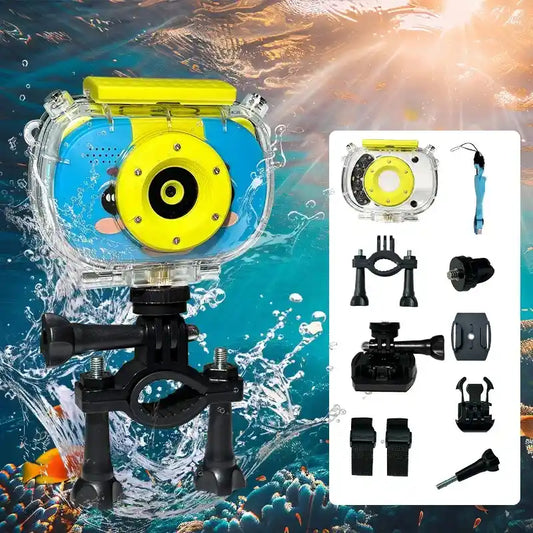 Appareil Photo Etanche Enfant Numérique Aventure bleu