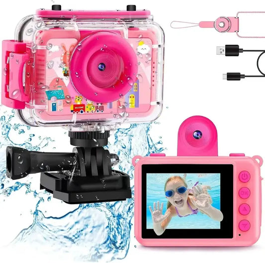 Appareil Photo Etanche Enfant Anti-Choc fille rose 