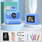 Appareil-Photo-Impression-Thermique-Enfant-Multifonction-bleu