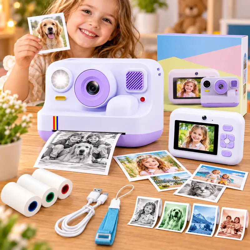 Appareil-Photo-Instantane-Enfant-Arc-en-Ciel-bleu-violet
