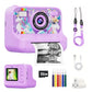 Appareil Photo Instantané Licorne Enfant Fille violet fond blanc