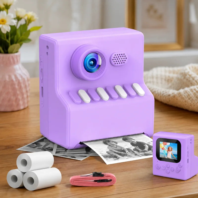 Appareil-Photo-Thermique-Enfant-Magique-violet-petite-fille
