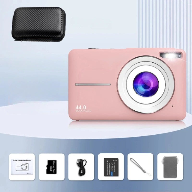 Appareils Photo Enfants Numérique avec Étui rose 