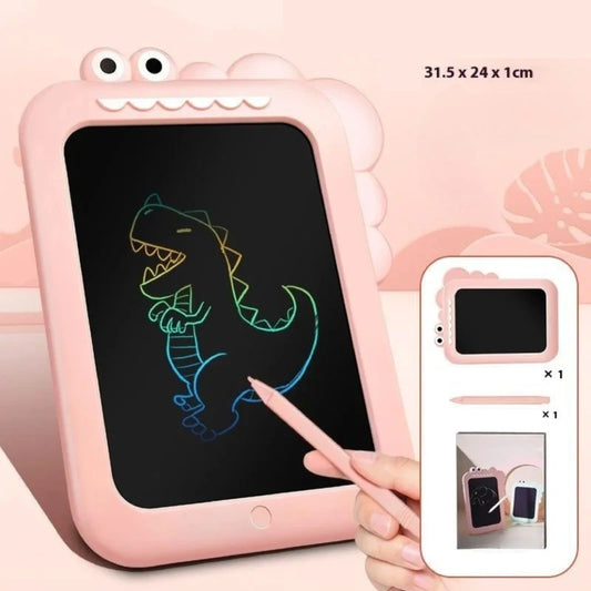 Ardoise Numérique LCD Dinosaure Tactile rose 