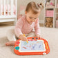 Ardoise Magique-Dinosaure-Magnetique-Multicolore-rose