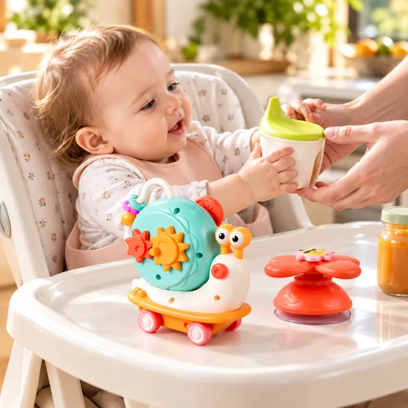 Jouet Ventouse Bébé Chaise Haute | LabyDoux™
