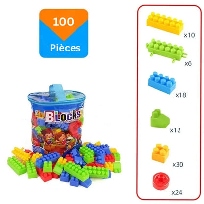 Bloc-Construction-Bebe-avec-Sac-100-pieces